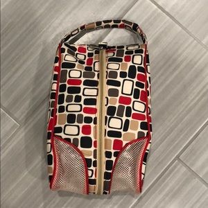 Bag for golf shoes and accessories.